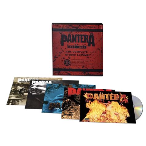 Pantera The Complete Studio Albums 1990 2000 5 Cd Box Set Earache