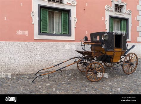 An Antique Horse Drawn Carriage Stock Photo Alamy