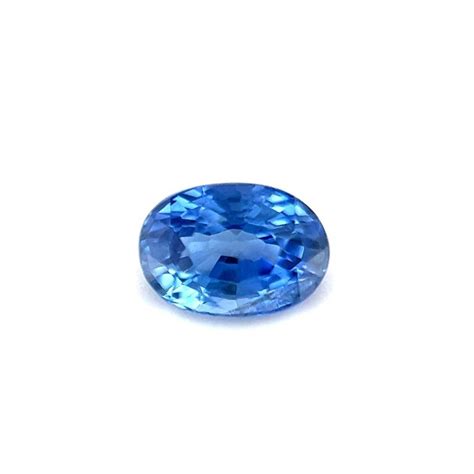 Fine Blue Ceylon Sapphire 072ct Oval Cut Rare Loose Gem 57x4mm For