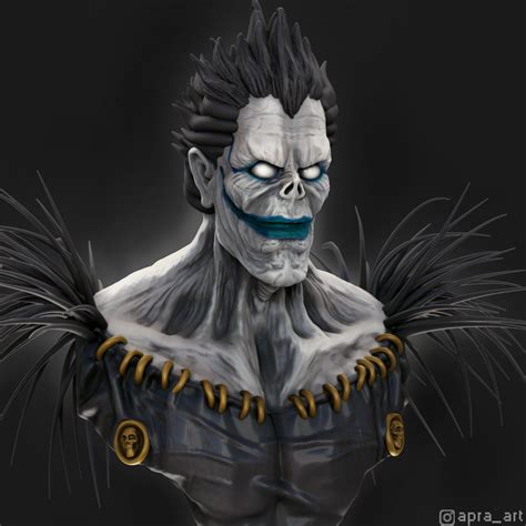 Ryuk Death Note Zbrush Sculpt Practice And Zbrush Rendering R
