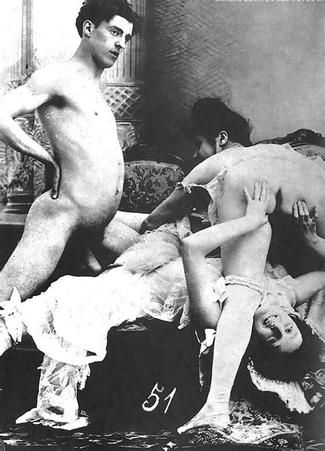 Old Vintage Sex In A French Brothel Threesome Anal Set