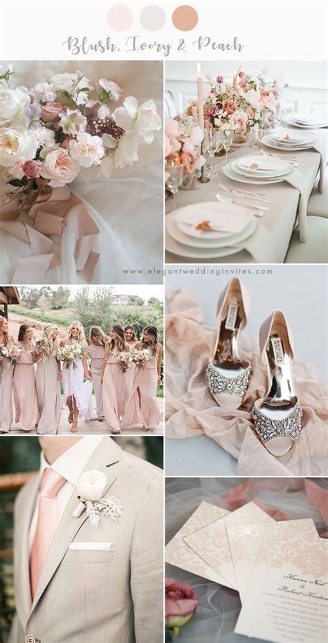 Stunning Wedding Color Palettes With Blush Pink Elegantweddinginvites Com Blog Neutral