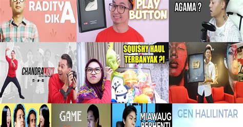 10 Youtuber Indonesia Dengan Subscriber Terbanyak Menurut Bospelangi