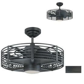 Hunter remote control included ceiling fans at lowes. Enclave 23-in Natural Iron Downrod Mount Ceiling Fan with ...