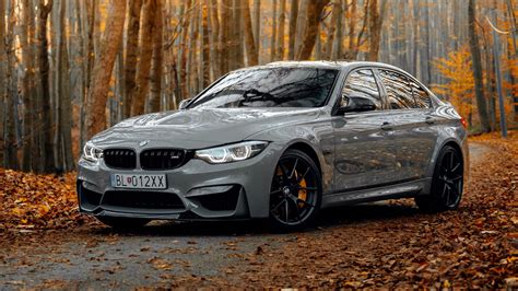 Download Wallpaper 1920x1080 Bmw M3 Bmw Car Gray Side View Forest