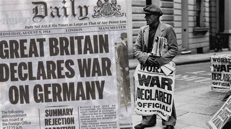 Britain Declares War On Germany What Began The Great War And How Did It Impact Britain Fun