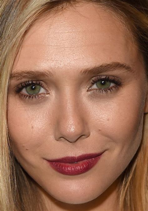 Close Up Of Elizabeth Olsen At The Instyle And Hollywood Foreign Press Association Party In