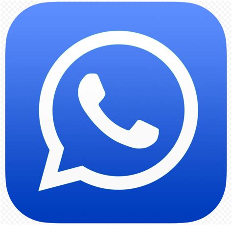 Hd Dark Blue Whatsapp Wa Whats App Official Logo Icon Png