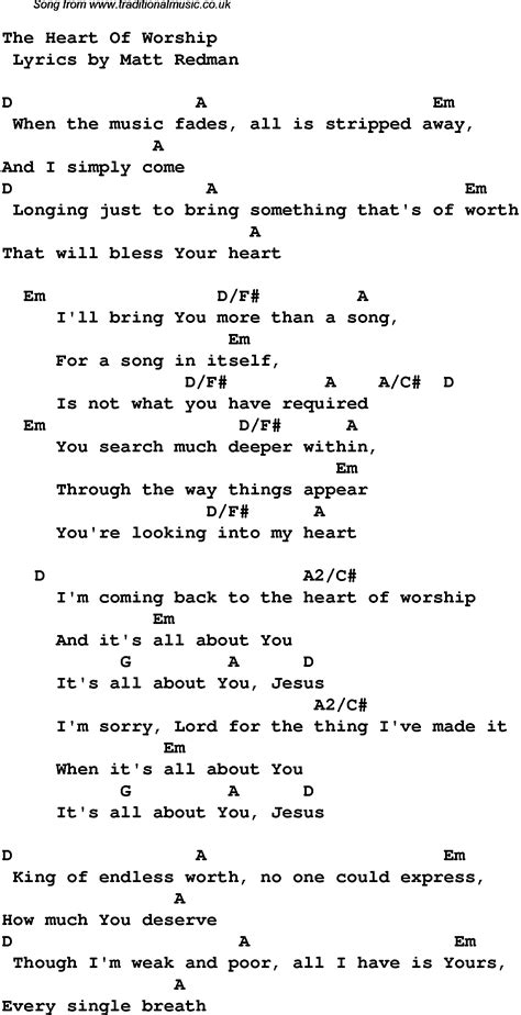 Christian Music Chords And Lyrics Download These Lyrics And Chords As