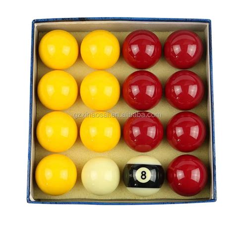 8a Grade 2 116 Resin Custom Made Billiard Pool Balls Set Yellow Red Snooker Balls Buy