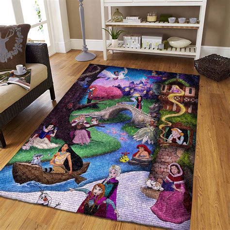 Disney Princess Rug QAYUDMHAES Betiti Store