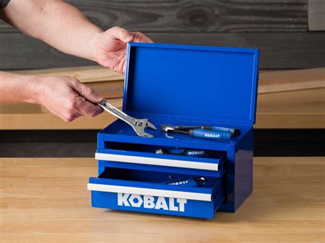 Kobalt Mini Friction 2 Drawer Green Steel Tool Box In The 43 Off