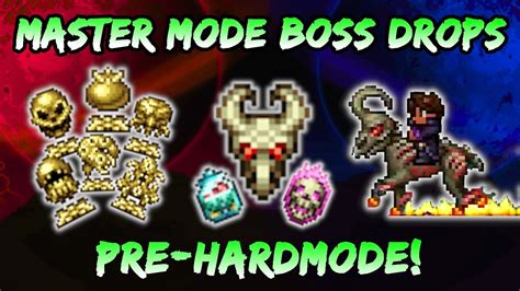 Master Mode Boss Drops New Pets Mounts And Relics In Terraria Journeys