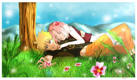 Narusaku Spring By Celious Narusaku Naruto Shippuden Anime Art Page