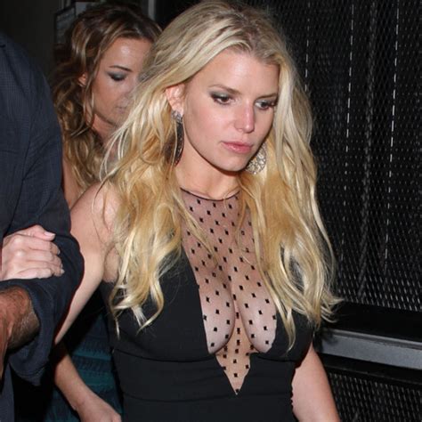 jessica simpson flaunts major cleavage in sexy lbd e online uk