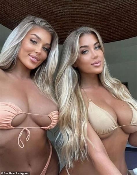 Eve And Jess Gale Send Temperatures Soaring As They Pose In Plunging
