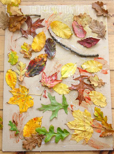 Autumn Leaf Collage The Imagination Tree Autumn Leaves Art Leaf