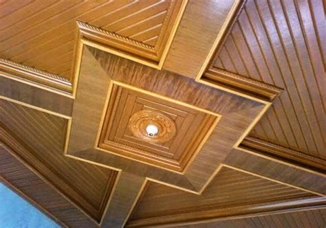 model plafon kayu terbaru desain rumah