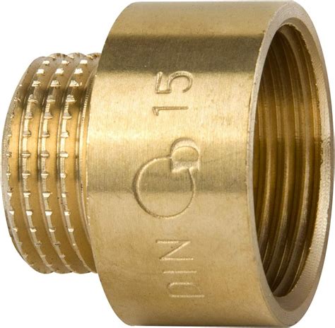 3 4 Female X 1 2 Male BSP Brass Round Pipe Connection Reducer