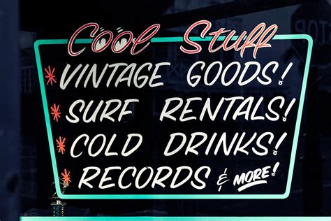 8 Best 1950s Fonts Retro Diner And Rockabilly