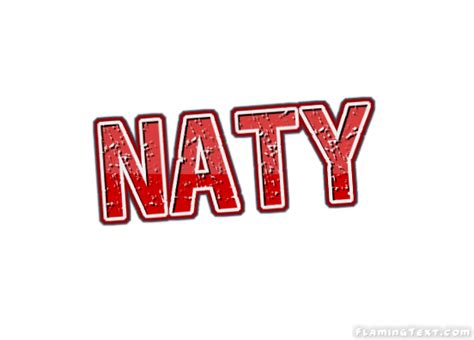 Naty Logo Herramienta De Diseño De Nombres Gratis De Flaming Text