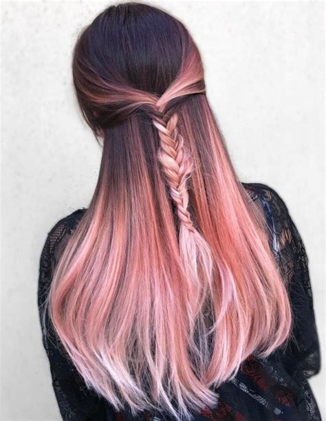 Dark rose gold hair, or rose brown hair as it is sometimes called, creates depth and allows the tones of your natural hair color to capture and reflect for women with darker shades of brown hair, it is entirely possible to achieve this gorgeous dark rose gold hair. 20 Brilliant Rose Gold Hair Color Ideas for 2021