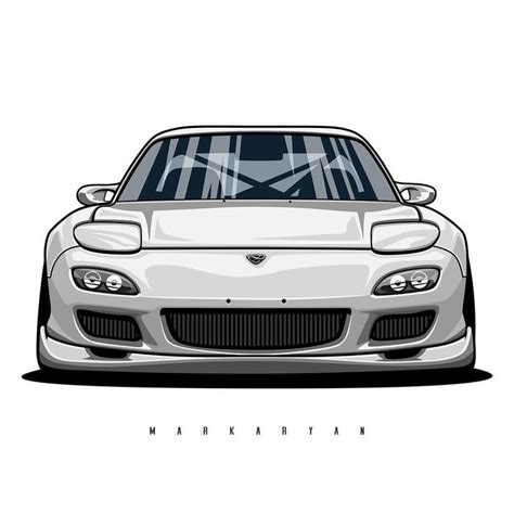 On the front of the car, sketch out the headlights and grille. Pin on Mobil