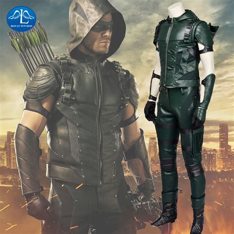 New Arrival Green Arrow Season 4 Oliver Queen Cosplay Costume Hoodies