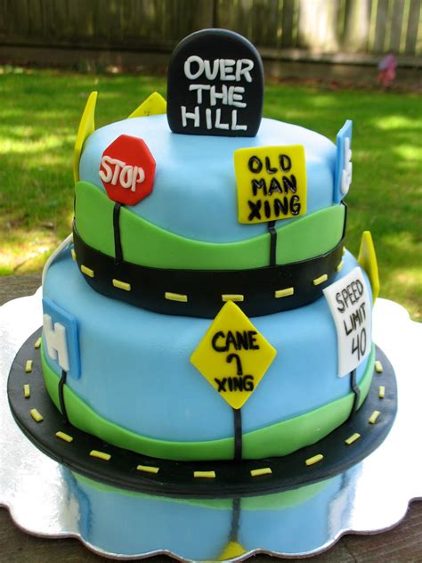 This is one of those disappearing birthday gift ideas for the person about to for a more thoughtful present, attach messages to each of the 40 things. Creative Cakes by Christy: Over the Hill cake