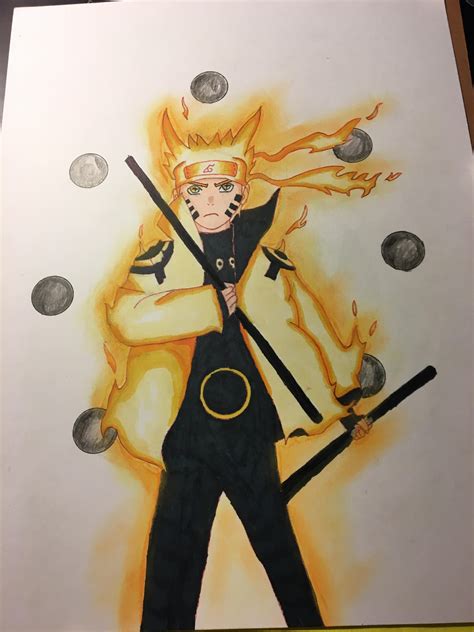 Naruto In Six Paths Sage Mode
