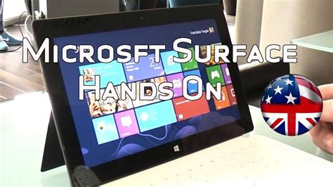 Microsoft Surface Rt Windows 8 Tablet Hands On Youtube