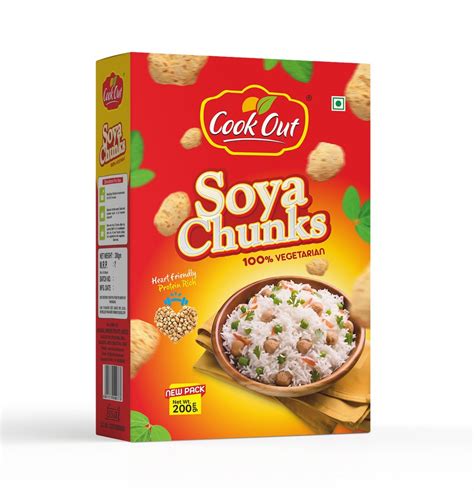 Cock Out Veg Soya Chunks Packaging Size 200 G At Rs 30pack In Jaipur Id 2850165907733