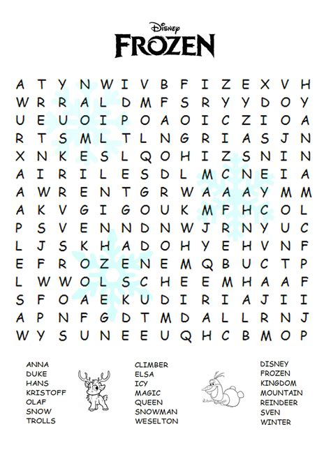 Easy word search for kids