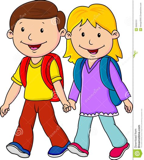 Kids Going To School Clipart Free Download On Clipartmag