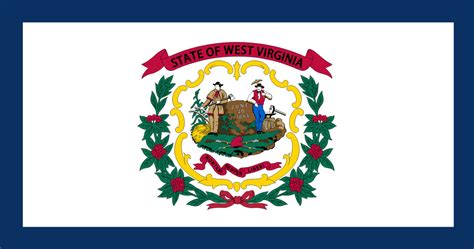 Virginia Occidental Banderas De Los Estados De Estados Unidos