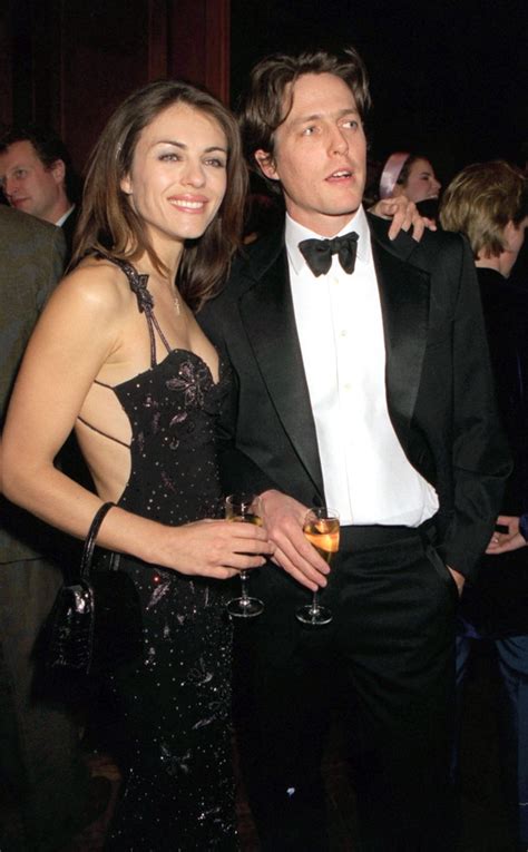 Elizabeth Hurley And Hugh Grant From Flashback Fashion See The Front Row