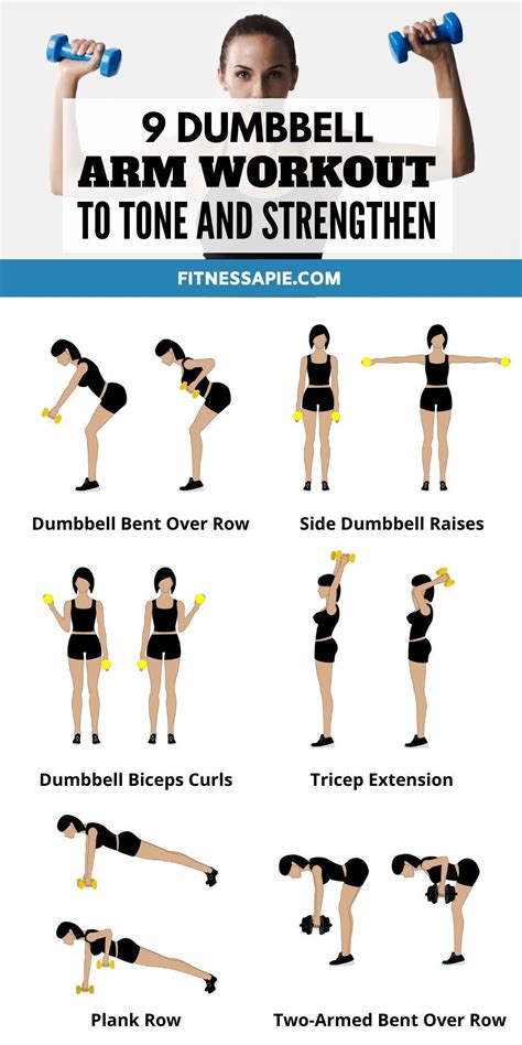 Dumbbell Arm Workout To Tone And Strengthen Arm Workout Routine