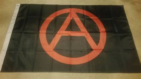 Anarquía Anarquista 1 Bandera Bandera 3x5ft Antifa Etsy