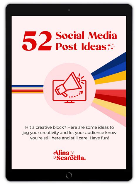52 Social Media Post Ideas
