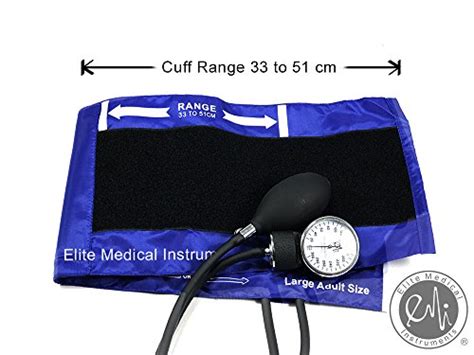 Manual Blood Pressure Cuff Audlt Thigh Size Aneroid Sphygmomanometer