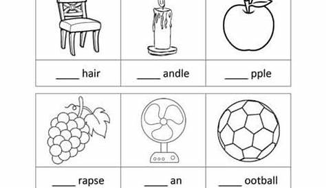 English Worksheet for Kids - Kindergarten English Worksheet Ex No 5