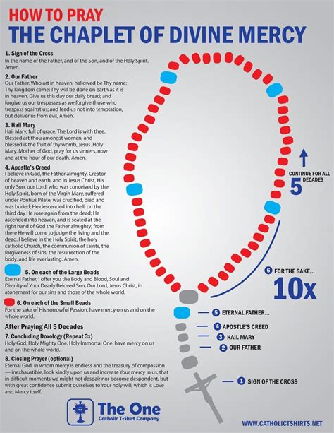 Infographic On How To Pray The Chaplet Of Divine Mercy Divine Mercy Chaplet Divine Mercy
