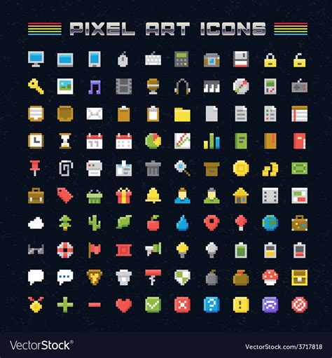 Pixel Art Icons Pack Pixel Art Pixel Art Design Pixel Art Characters Hot Sex Picture
