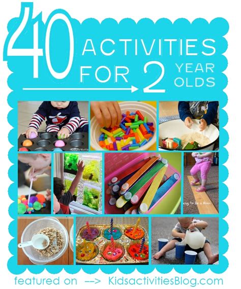 40 Activities For Two Year Olds Kids Activities