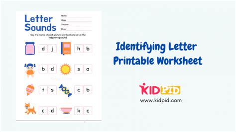 Identifying Letter Foundational Printable Worksheet Kidpid