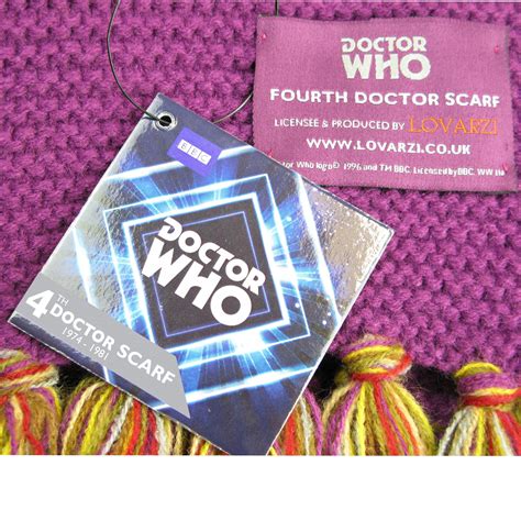 Official Bbc 4th Doctor Replica Scarf Dr Who Tom Baker Scarf Full