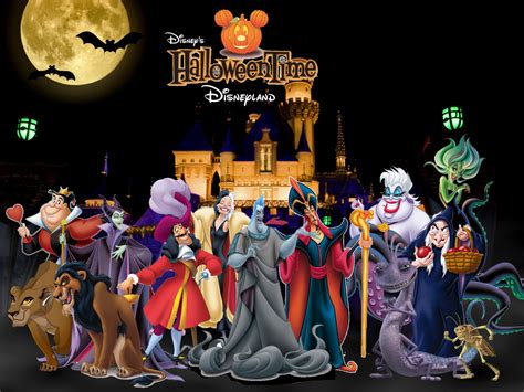 Download Disneyland In Halloween Time Disney Villains Fan Art By