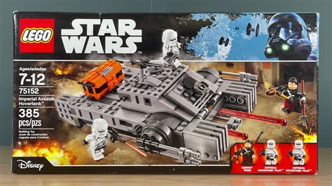 Lego Star Wars 75152 Imperial Assault Hovertank Review 2016 Youtube