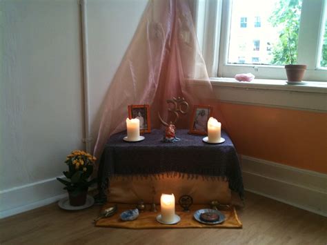 Altar For Mediation Meditation Rooms Yoga Space Meditation Space