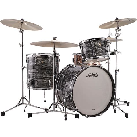 Ludwig Classic Maple 3 Piece Fab Shell Pack With 22 In Bass Drum